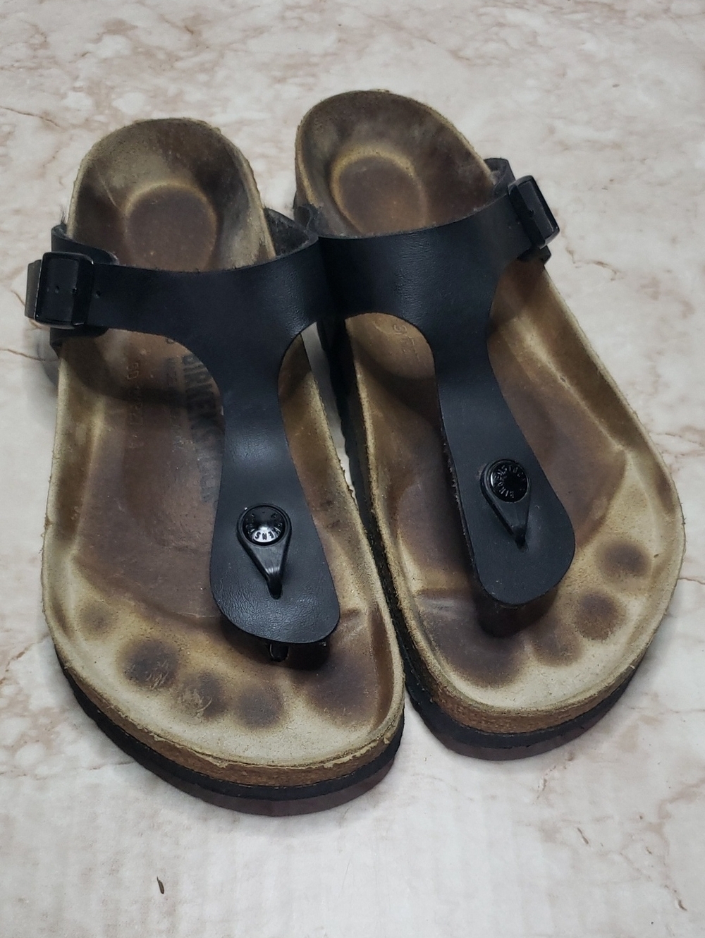 Birkenstock Black Women's Toe-Post Sandals - Classic Comfort 40